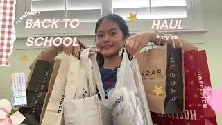 BACK TO SCHOOL TRY ON HAUL || *clothes, supplies, etc*