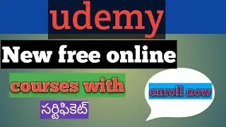 udemy free online courses with certificate