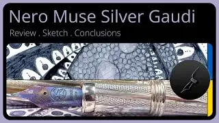 Nero Muse Silver Gaudi fountain pen