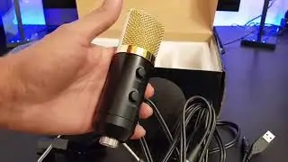 Studio Condensor Mic Unboxing And Review
