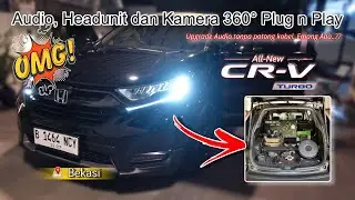 Honda CRV Turbo 2019 | Upgrade Audio, Kamera 360 dan Multimedia Plug n Play | 📍Bekasi