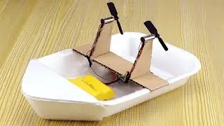 How to Make Mini Remote Control Boat - DIY Mini RC Boat Tutorial