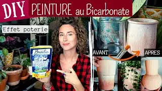 Peinture au BICARBONATE effet TERRE CUITE : Facile et pas cher ! #upcycling