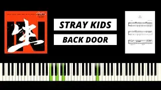 Stray Kids - Back Door (BEST PIANO TUTORIAL & COVER)