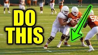 Texas OC/OL coach Kyle Flood - PSG/Center Combo (Outside Zone)