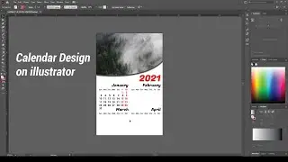 Calendar Design in Adobe illustrator ll ARs Grafix ll