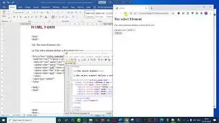 html form select element, visible option, allow multiple selection .