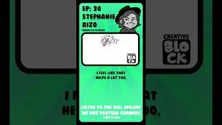 Find Inspiration STEPHANIE RIZO | #animation #creativeblock #podcast #shorts