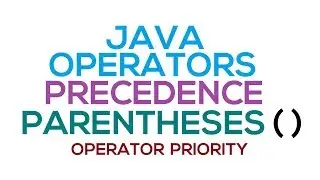 24 - Operators Precedence & Parentheses in Java (Hindi/Urdu)