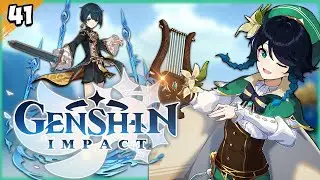 ПРОДОЛЖАЕМ КВЕСТЫ ВЕНТИ И СИН ЦЮ #41 ● GENSHIN IMPACT ● ПРОХОЖДЕНИЕ НОВИЧКА