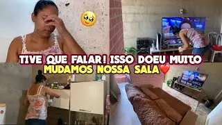 MUDAMOS NOSSA SALA! TIVE QUE FALAR ISSO PRA VCS / NÃO ESTÁ SENDO FÁCIL 🥹