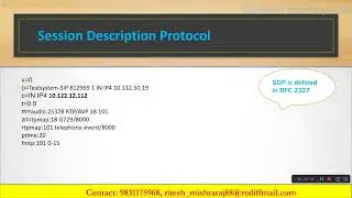 SDP - Session Description Protocol