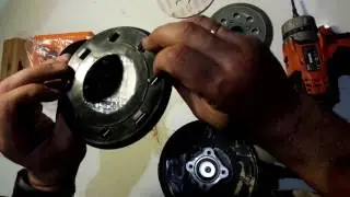 Замена шлифовальной подошвы на шлифмашинке AEG EX 125 ES