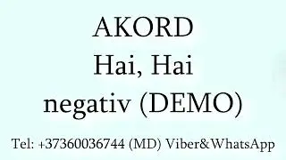 Mihaela Tabură x AKORD - HAI, HAI (Negativ) DEMO