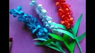 Cómo realizar jacintos de papel
