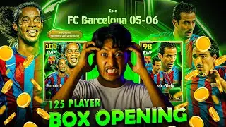 Ronaldinho 105🔥FC Barcelona 05-06 Pack Box Opening efootball 2025🔥FIRST PACK OPENING IN EFOOTBALL 25