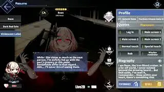 Azur Lane: KMS Roon L2D Skin Talk & Move (Viridescent Lullaby)
