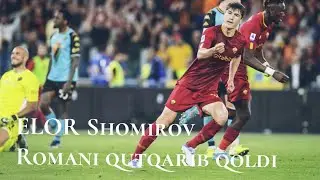 ELDOR SHOMRODOV OXRI GOL URDI ROMANI MAGLUBYATDAN QUTQARIB QOLDI
