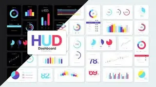 Videohive HUD Dashboard Infographics 27449314 Free Download
