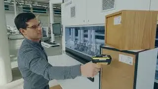 Картононарезной станок HOMAG PAQTEQ C-250: работа со штрихкодом и печать этикетки на станке