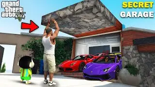 Franklin Find New Most Ultimate Secret Garage Door In His House GTA 5 ! | SHINCHAN GTA 5 VIDEO