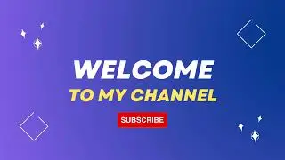 Welcome to my channel intro video #3