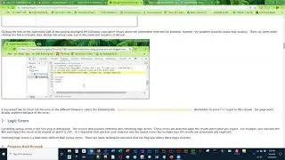 Correcting JavaScript Syntax Errors using Developer console
