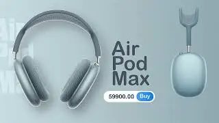 Apple AirPods Max – Smooth Product Animation 🎬