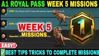 A1 WEEK 5 MISSION🔥PUBG WEEK 5 MISSION🔥PUBG MOBILE NEW MISSION 🔥PUBG WEEK 5 MISSION