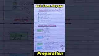 Lok Sewa Aayoga Preparation  Tips & Tricks 😍💯 #shorts #loksewaaayog