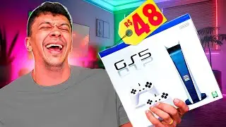 COMPREI O PLAYSTATION 5 MAIS BARATO DA INTERNET! OLHA O QUE CHEGOU 😂