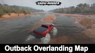 Exploring Outback Overlanding Snowrunner New Off Road Map PS5 Ep 1