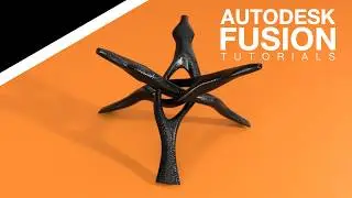 Autodesk Fusion 360 - Form Modeling Tutorial - 3D Printable Single-Piece Artistic Stand (2025)