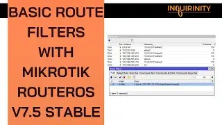 Basic Route Filters with MikroTik RouterOS v 7.5 Stable