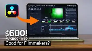 MacBook NEO for FILMMAKERS - Can DaVinci Resolve work with 8GB of RAM - Tests and Buying Advice