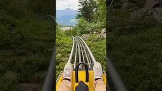 SWITZERLAND'S STEEPEST MOUNTAIN COASTER | Saas-Fee Feeblitz Rodelbobbahn