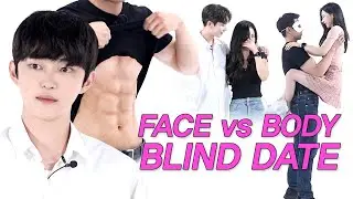 We asked pretty girls to choose a handsome vs buff man and! 
