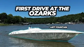 I take my 42ft Fountain out to the Lake of the Ozarks! Problems right off the rip...