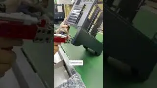 High speed rivet gun computer case production line site shooting video #rivetmach #riveter