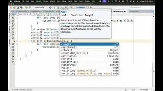 Uso de Vectores en JAVA Parte II