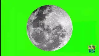 green screen video moon