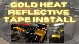 FK8 Type R: Gold Heat Reflective Tape Install