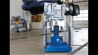 Cric de camioane PST AicHydraulic cu cilindru telescopic