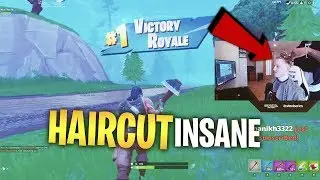 Tfue Wins a Fortnite Game While Getting Haircut Live With 100k Viewers