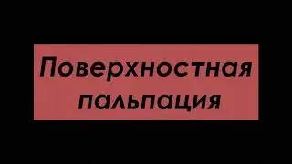 Осмотр живота  Поверхностная пальпация