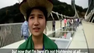 WORLDS first glass bridge very dangerous