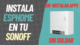 Install ESPHome on Sonoff Mini via OTA from Home Assistant OS