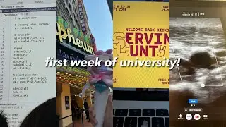first week of uni 🏫 study timelapses, artms concert