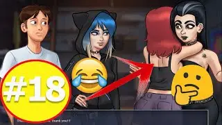 LATEST VERSION SUMMERTIME SAGA WALKTHROUGH #18 - Oddette and The Campire in Rooftop