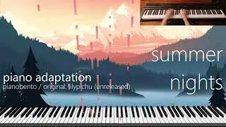 summer nights - lilypichu (unreleased) / pianobento